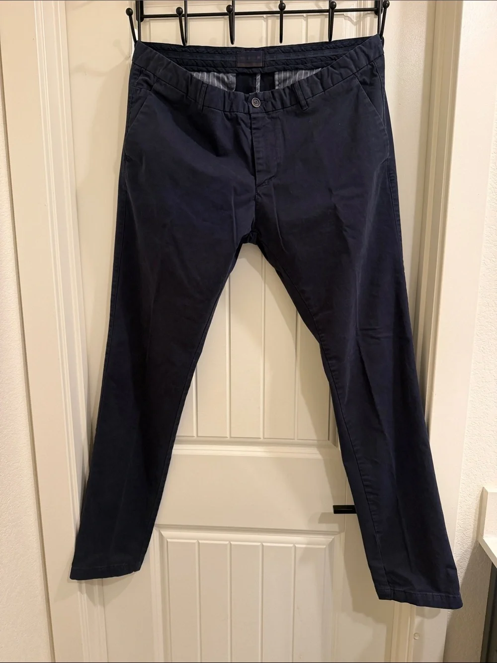 Men's Navy Chino Pants - Everyday Tailored Fit